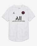 NIKE DH1308-101 PSG W NK Dry TOP SS PM T-Shirt Womens White/White/White/(Black) (Full spon-Home) XS