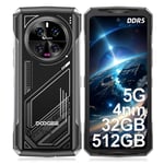 DOOGEE V40 Rugged Smartphone 5G, Dimensity 7300 4nm, 32GB+512GB, Android 14 Rugged Waterproof Phone, 108MP+20MP Night Vision, 6.78" FHD+ 120Hz, 8680mAh/33W, 5G Dual SIM Free Mobile Phone, NFC/IP69K