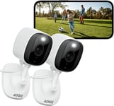 AOQEE Outdoor Security Camera - 2K CCTV Camera Systems IP65 Waterproof, Home/Hou