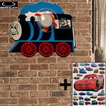 Lampe Murale Train Design Enfants Jeu Chambre Cars Sticker Lampe Spot Mobile