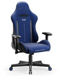 Diablo Gaming Chair, Polyester, Dark Blue, 132 cm x 68 cm x 49.5 cm