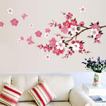 Yidomde - groofoo Stickers Muraux Grand Fleur de Cerisier Arbre Autocollant Mural Floral Branche Arbre Décoration Murale Salon Chambre Enfants Bébé