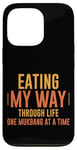 Coque pour iPhone 13 Pro Eating My Way Through Life One Mukbang At A Time