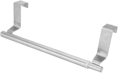 FTVOGUE Over Door Towel Rail Holder Retractable Stainless Steel Bath Towel Bar