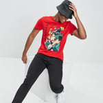 MY HERO ACADEMIA - t-shirt my hero academia rouge homme