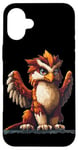 iPhone 16 Plus Majestic Pixel Art Griffin for Kids, Girls and Boys Case