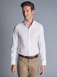 Charles Tyrwhitt Stretch Twill Slim Fit Shirt, White