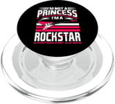 Je ne suis pas une princesse, je suis une rockstar, guitariste Rock n Roll PopSockets PopGrip pour MagSafe