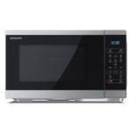 Sharp YCMS252AUS 25L 900W Digital Solo Microwave - Silver