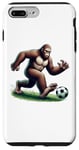 iPhone 7 Plus/8 Plus Bigfoot Playing Soccer Ball Funny Soccer Lover Player Sport Case