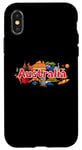 iPhone X/XS Australia Down Under Culture Australian Flag Map Gift Case