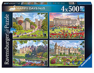 Ravensburger Happy Days Royal Residences 4X 500 Piece Jigsaw Puzzle for Adults & Kids Age 10 Years Up