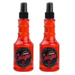 2x Totex Barber Aftershave Spray Cologne No.2 Titan Red 250 ml (Pack Of 2)