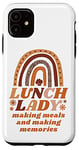 iPhone 11 Lunch Lady Rainbow Lunch Lady Making Meals And Memories Case