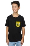 Tweety Pie Face Faux Pocket T-Shirt