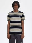 Fred Perry Stripe T-Shirt, Blue/Multi