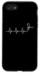 iPhone SE (2020) / 7 / 8 Spray Gun with Heartbeat EKG Pulse Line Automotive Painter Case