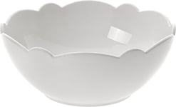 Alessi MW01/3 Dressed Porcelain Bowl with Relief Decoration, White - Set of 4
