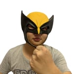 Wolverine-dräkt Pojk Superhjälte Hjälm Vuxen Halloween Mask Cosplay Varg Klo Props Fantasy B