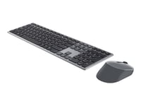 Dell Premier Multi-Device KM7321W - Ensemble clavier et souris - sans fil - 2.4 GHz, Bluetooth 5.0 - QWERTY - R.-U. - gris titan - pour XPS 15 9510