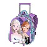 Disney La Reine des Neiges 2 (Frozen 2) Truth-Sac à Dos Basic avec Chariot, Lilas, 31 x 48,5 cm, Capacité 18,2 L