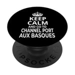 Souvenirs « Keep Calm And Go To Channel Port Aux Basques » PopSockets PopGrip Adhésif