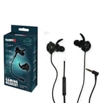 Black Gaming Headset Black In Ear 3.5MM Mic Headphones Xbox PC PS4 Gift G6222 UK