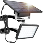 Lampe Solaire Puissante Extérieure De 1000 Lumens, Projecteur Led Solaire Avec Batterie À Grande Capacité 5000 Mah, Éclairage[L152]