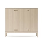 Stolab - Prio Skänk Hög Björk Trädörr, 120 x 135 x 39, Ytbehandling Ljus Mattlack 3 - Sideboards - Måns Sjöstedt - Träfärgad - Trä