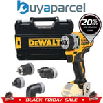 Dewalt 12v XR DCD703NT Brushless Multi Head Drill Angle Impact Driver Bare Tstak