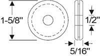 Steele Rubber Products 32-0063-14 Grommet, headlight wire/rad. s