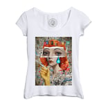 T-Shirt Femme Col Echancré A Star Is Born Inspire Par Richard Hamilton Art Contemporain