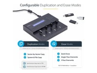 StarTech.com Duplicateur et effaceur autonome de clés USB 1:7 - Copieur de lecteur flash USB - 1 à 7 clés USB - Nettoyage de données - Duplicateur USB - 7 Baies - Conformité TAA