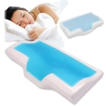 Cooling Gel Anti-snark Kudde Ergonomisk Memory Foam