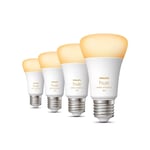 Philips Hue White Ambiance E27 A60 - 9.5 W x4