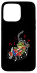 iPhone 15 Pro Max Puerto Rico Flag Coqui Frog Play Guitar Puerto Rican Music Case