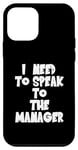 Coque pour iPhone 12 mini J'ai besoin de parler au directeur - Karen Funny Meme - Stars