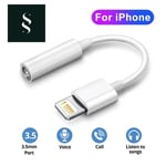 Adapter Cable for Apple iPhone 3.5mm Jack Connector Headphone Aux All IOS Device