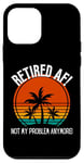 Coque pour iPhone 12 mini Vintage Retired AF Funny Cool Unique Retirement