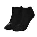 Calvin Klein Strumpor 2P Glossy Sneaker Socks Svart Strl 35/38 Dam