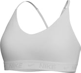 Nike Women's Df Indy Light Support Sports Bra, White/Stone Mauve, XS