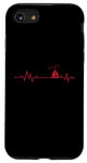 iPhone SE (2020) / 7 / 8 My Heart beats for Sailing Heart Line Case