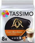 Tassimo L'OR Caramel Latte Macchiato Coffee Pods X8 (Pack of 5, Total 40 Drinks)