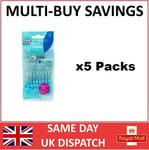 TePe Interdental Brushes Blue 0.6mm - 5 Packs of 8 Brushes - Fast, Free Ship