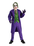 Deluxe The Joker Kids Fancy Dress Batman Villian Boys Halloween Costume + Mask