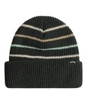 BILLABONG HILL SIGLE BEANIE HAT.MENS WOMENS STRIPED TURN UP CUFF KNIT WOOLLY W24