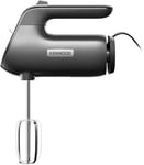 Kenwood QuickMix+ HMP50.000BK, Hand Mixer with Variable Speed and Pulse Function, Stainless Steel Beaters Included, Mixer for Baking with Silent Motor, 650W, Black