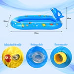 Dolphin Inflatable Sprinkler Pool 170x101cm Water Play Pad Swimming Pool Part