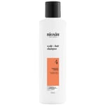 NIOXIN Scalp and Hair Thickening System 4 Shampoo for Coloured Dry and Damaged Hair with Progressed Thinning 300ml