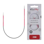 KnitPro Zing Circular Needle 25cm 2.00mm - 3pcs, Pink